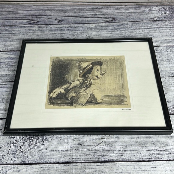 “Print” Original Sketch of the storyboard from the movie Walt Disney Pinocchio - Picture 1 of 11